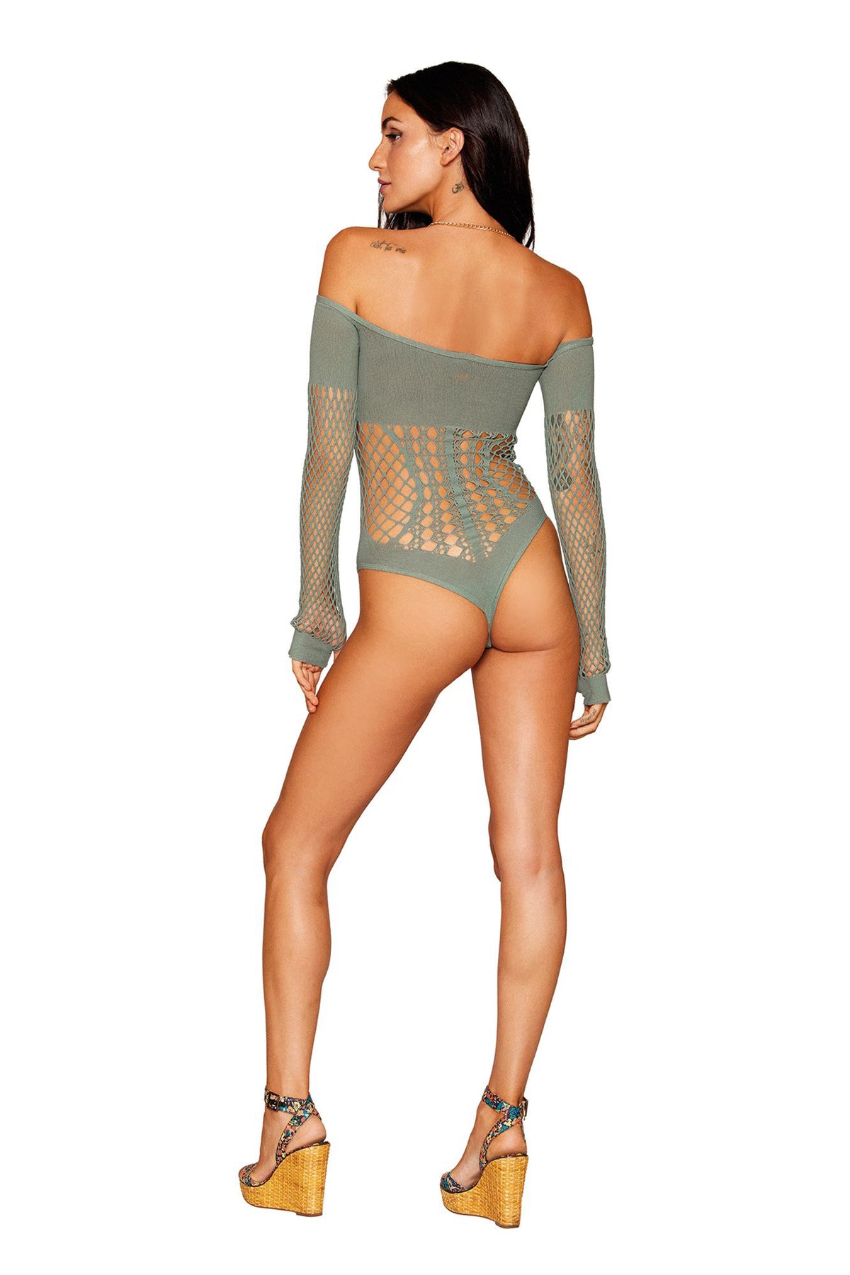 Long Sleeve Teddy - Sage - Green