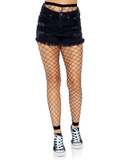 Fence Net Footless Tights - Black