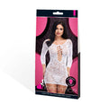 Lace Off the Shoulder Mini Dress - White