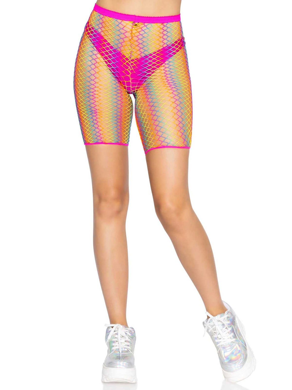 Ombre Rainbow Biker Shorts - Rainbow