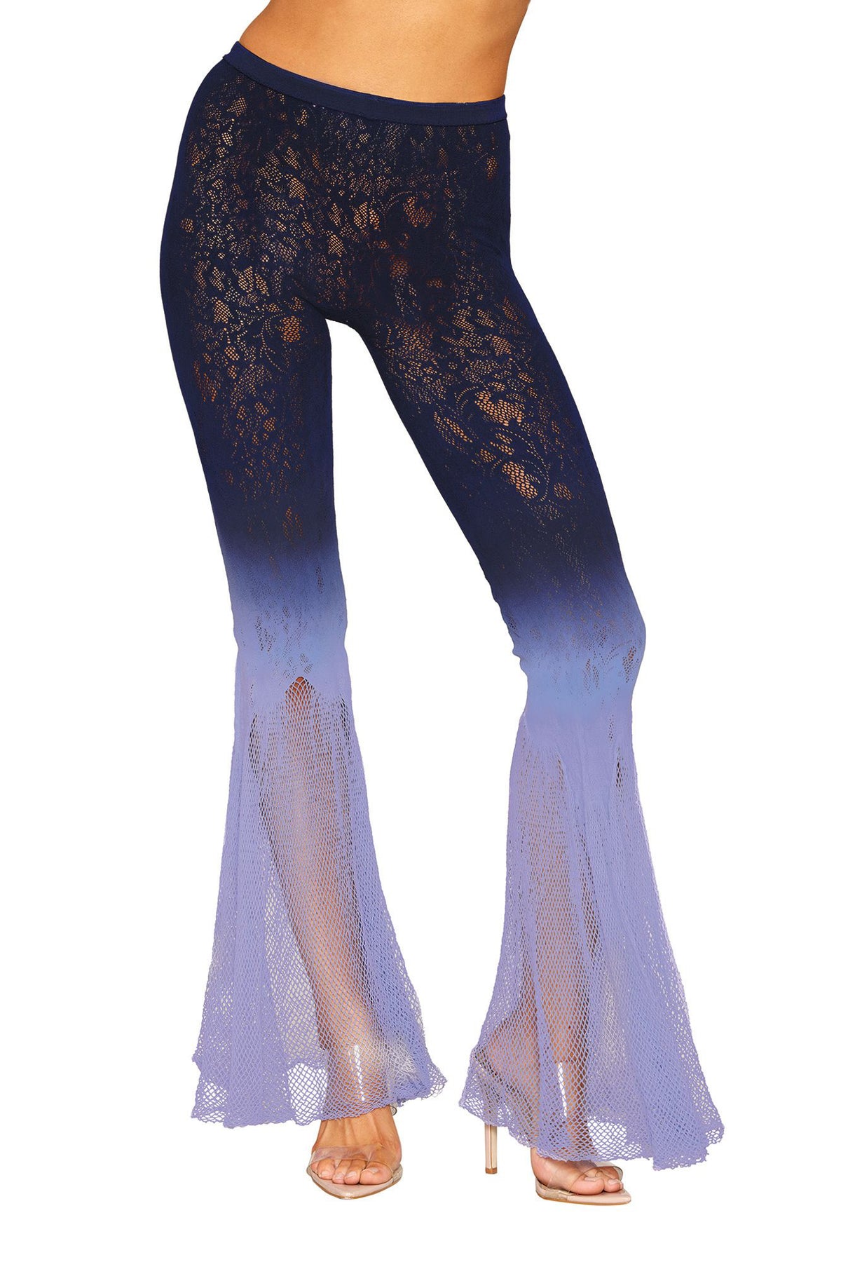 Flair Leg Pantyhose - Denim/Hydrangea