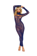 Bodystocking Gown and Shrug Dmnd - Eclipse - Blue