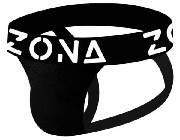 Black Edge Jockstrap - Black