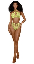 Situation Net 2-Piece Set - Neon Yellow