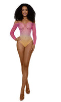 Ombre Net Bodystocking