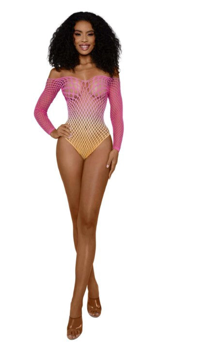 Ombre Net Bodystocking
