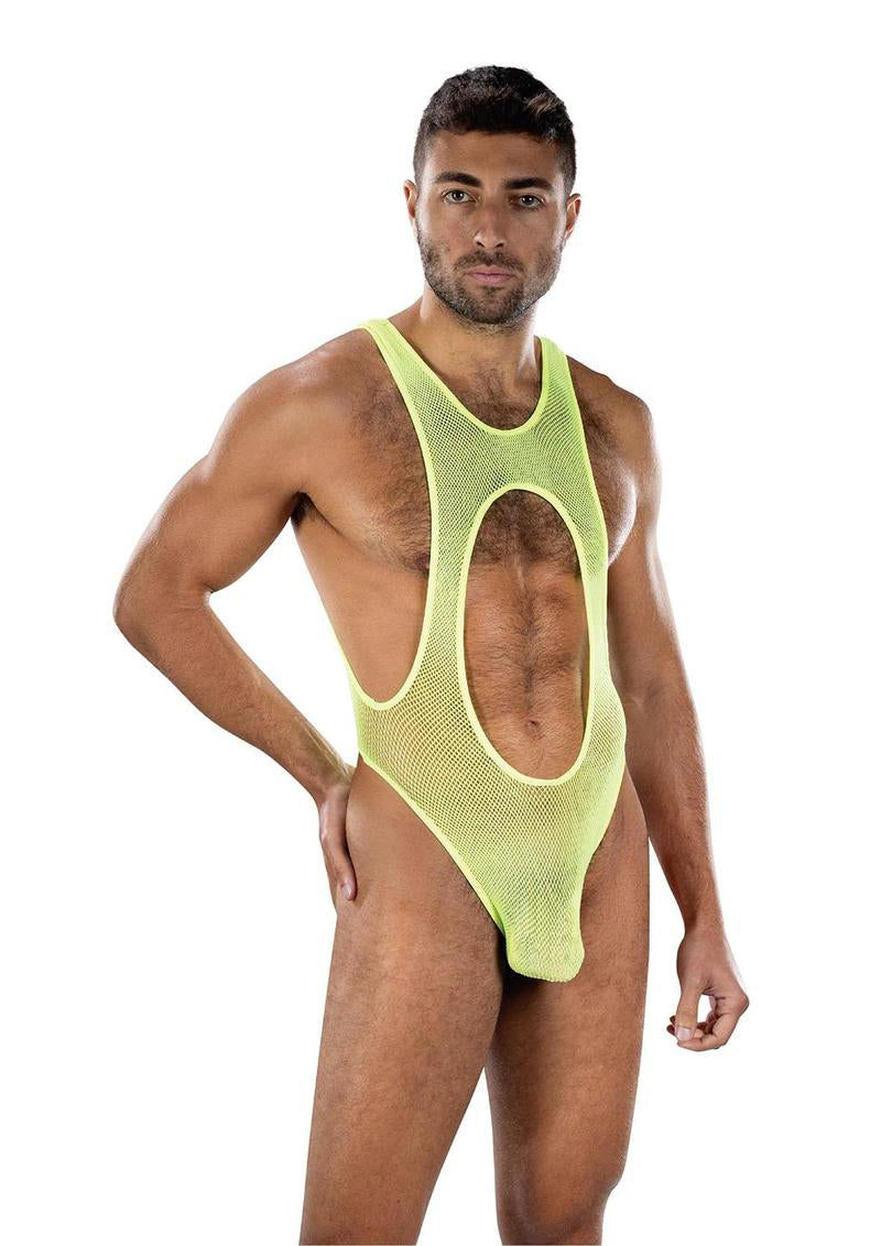 Envy Bare Sunshine Mesh Singlet - Yellow