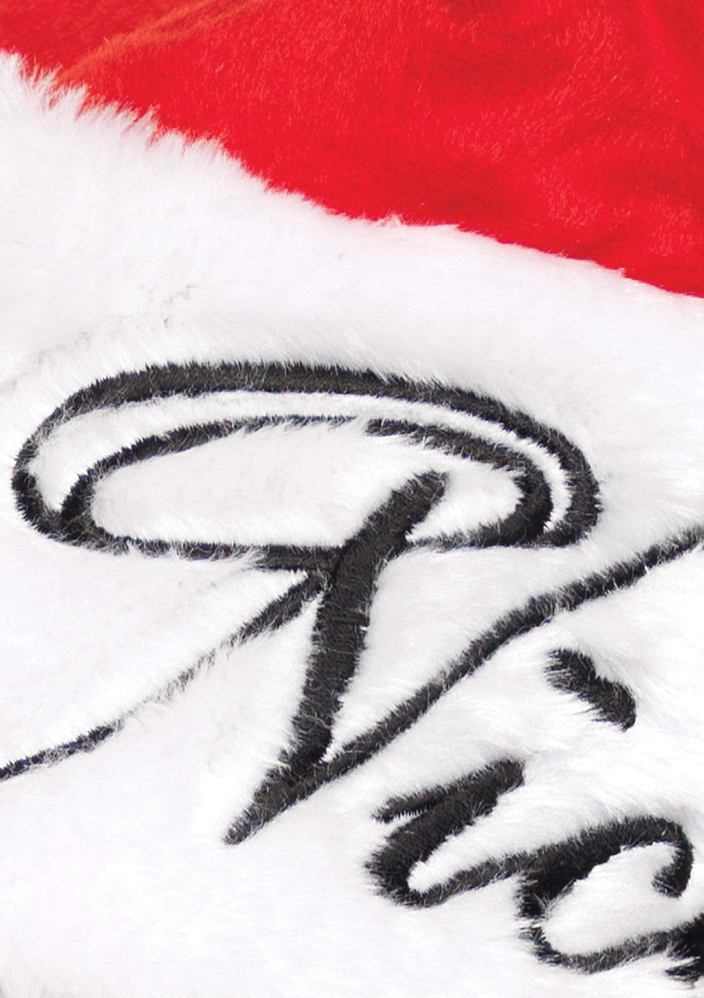 Reversible Plush Santa Hat - Red