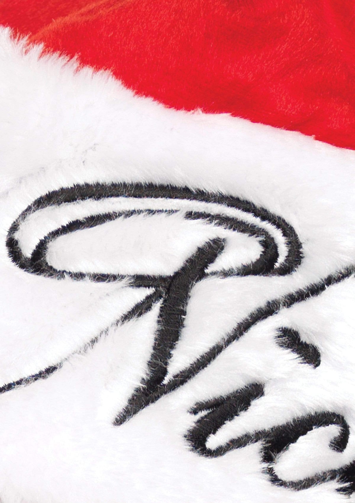 Reversible Plush Santa Hat - Red