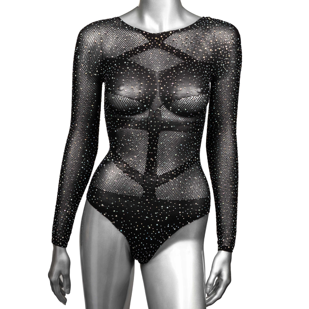 Radiance Long Sleeve Body Suit - Black