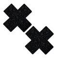 Black Malice Glitter X Factor Nipztix Pasties - Black
