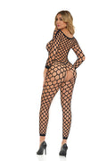 Crotchless Bodystocking - Black