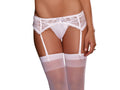 Lace Garterbelt - White